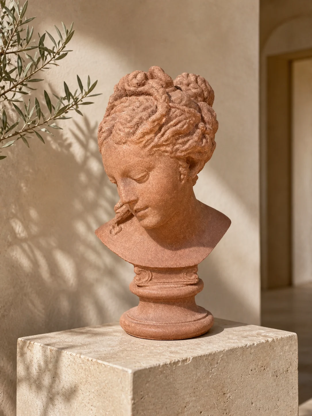 Buste Aphrodite II en terre JUNO