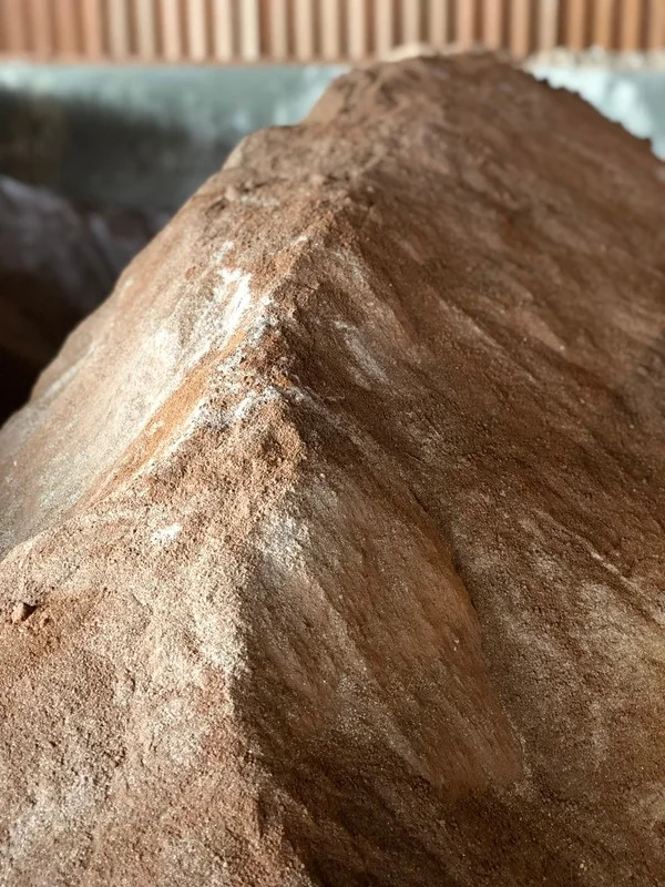 Matière céramique brute en poudre